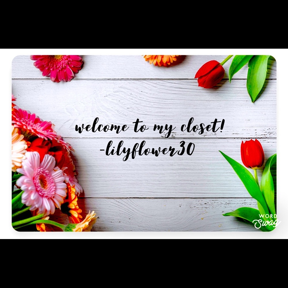 Welcome to my closet!